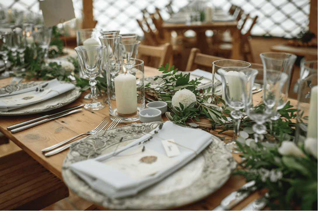 Festival Wedding - Place Setting