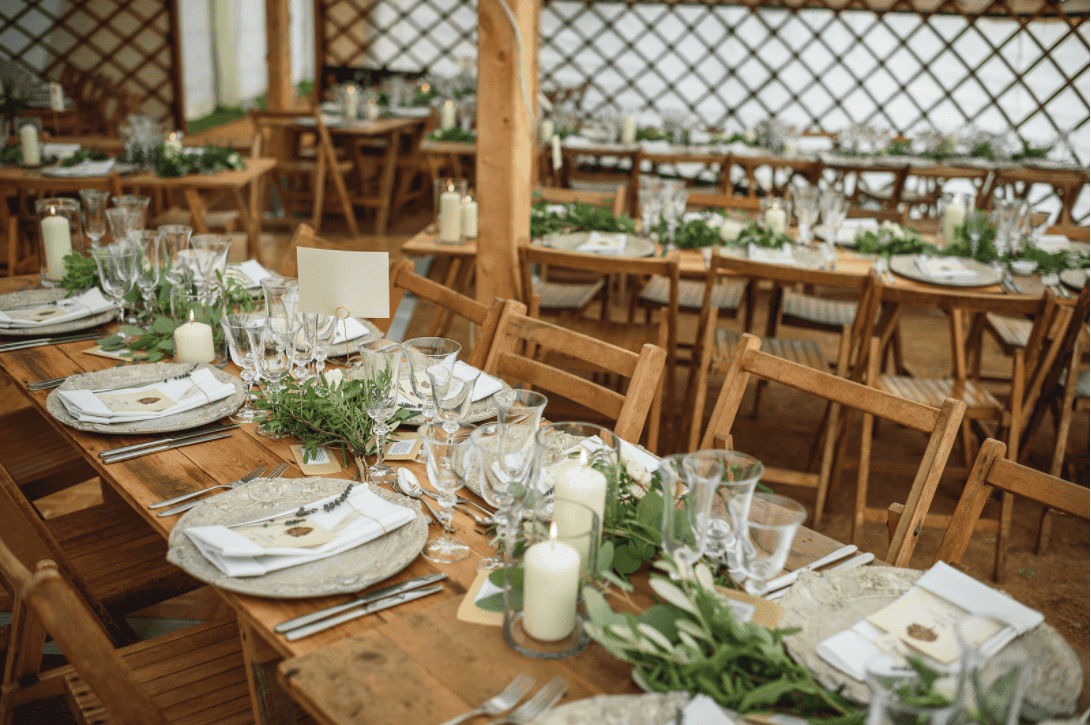 Festival Wedding - Place Settings