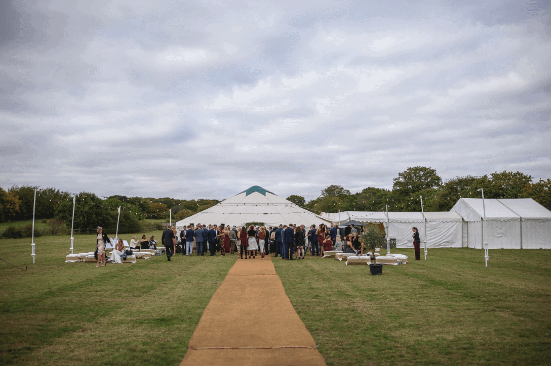 Festival Wedding - 42ft Yurt Exterior