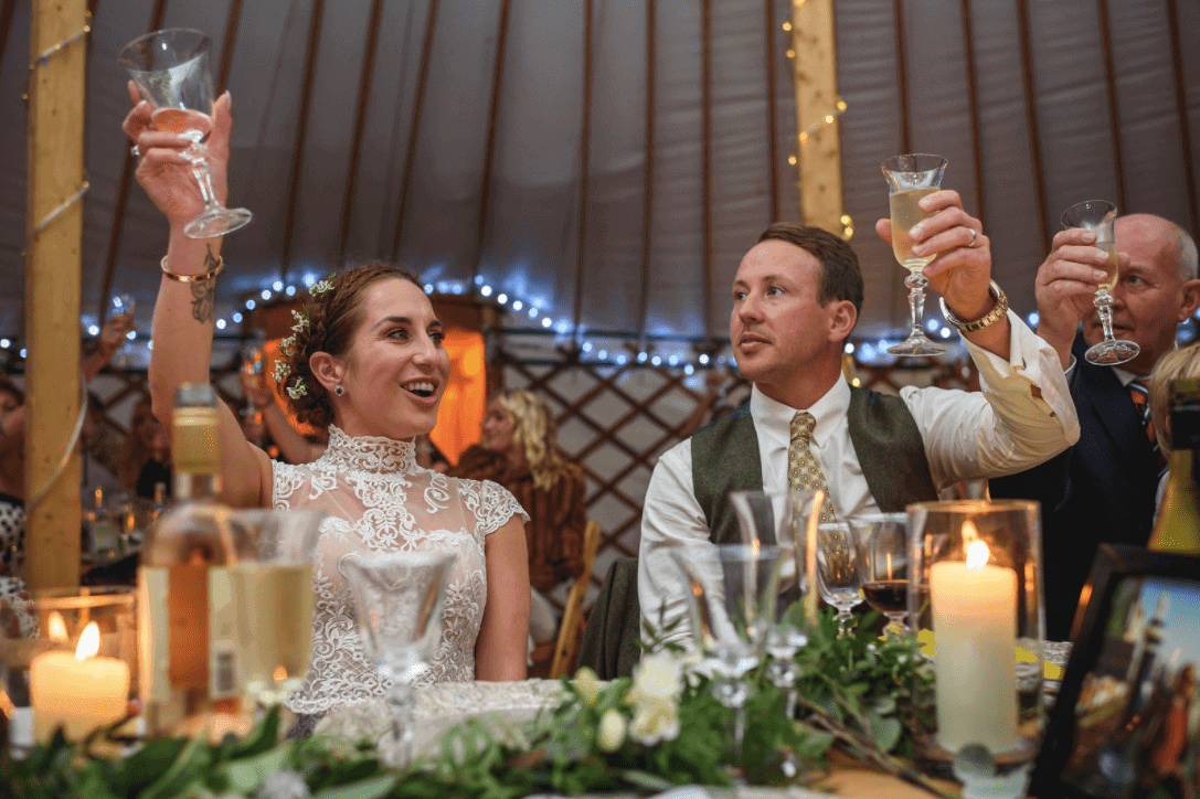 Festival Wedding - Cheers