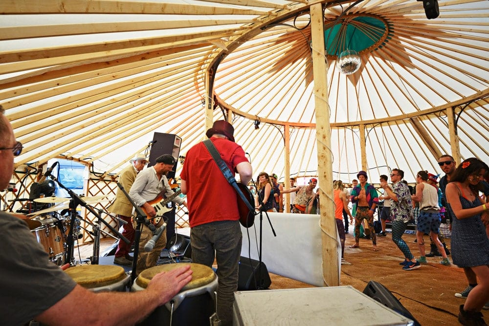 Large Yurt - Live Band