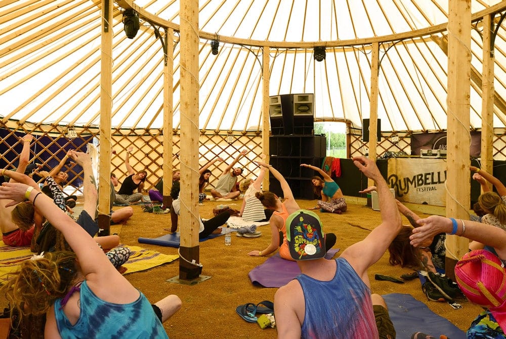 Large Yurt - Yoga Yurt