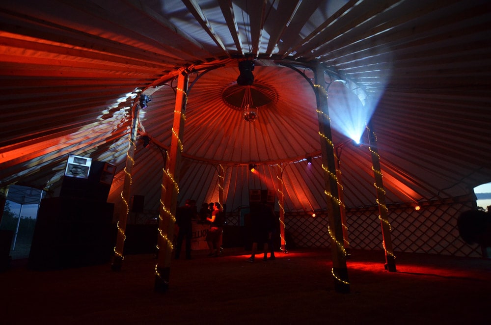 Large Yurt - Moody Red