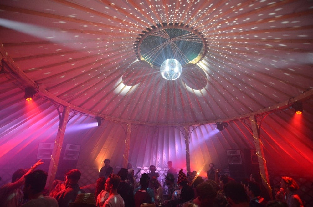 Large Yurt - Disco Ball