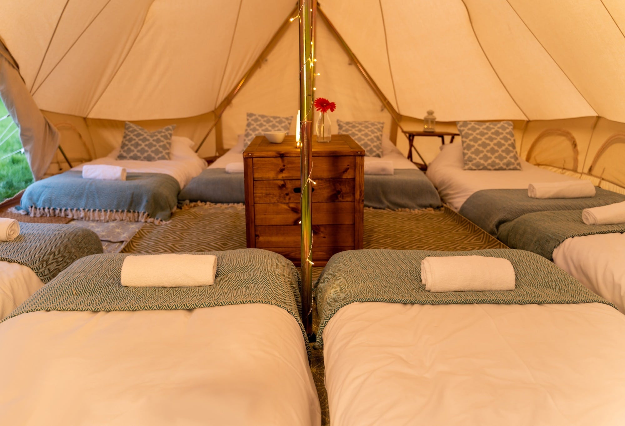 Emperor Bell Tent with a classic sleeping layout