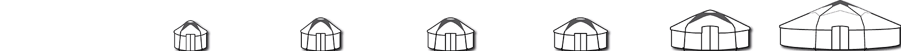 All Sizes of Yurts For Sale Icons